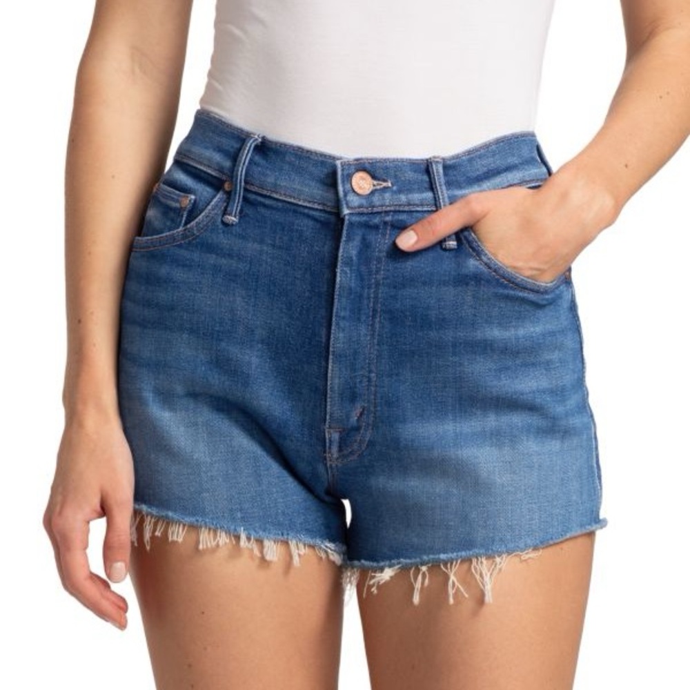 Mother Easy Does It Denim Shorts